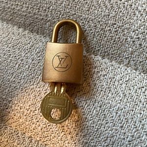 100% Authentic Vintage Louis Vuitton Lock & Key